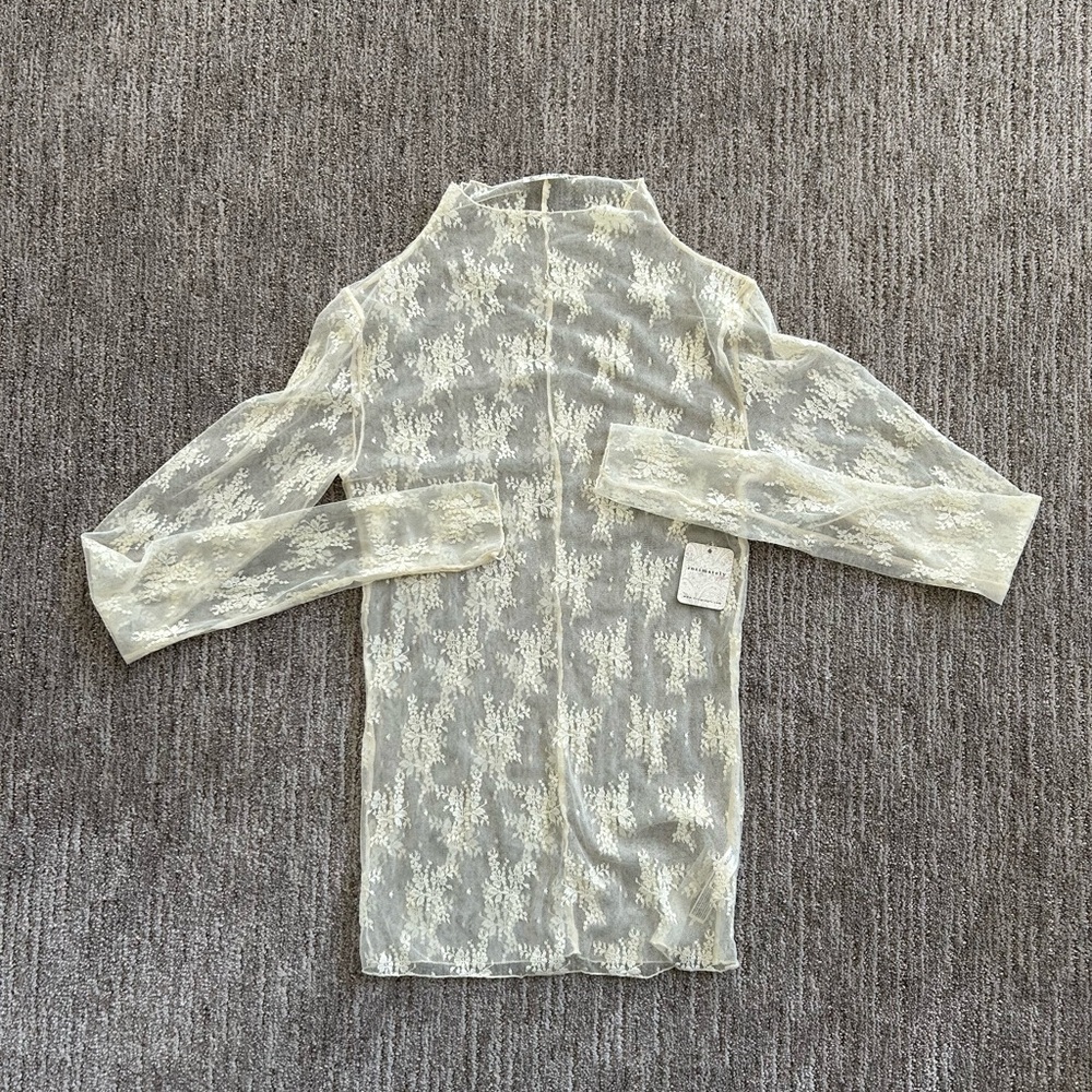 NWT Free People Mesh Top